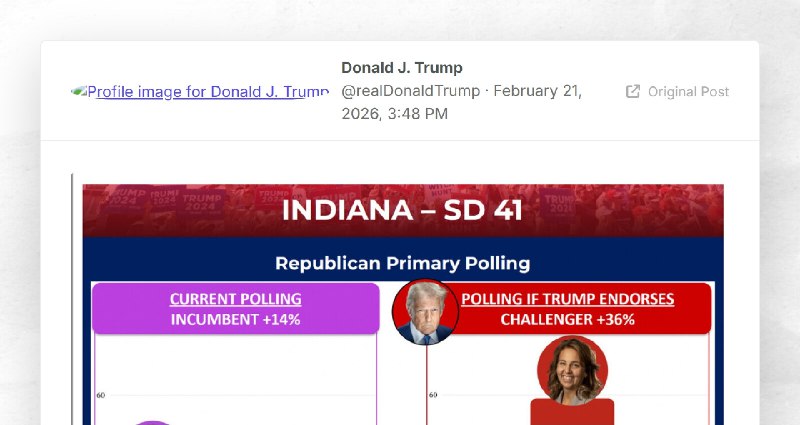 Donald J. Trump: ""