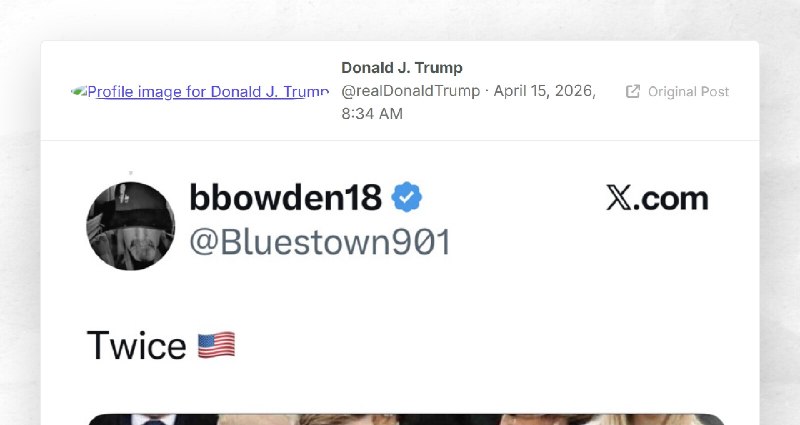 Donald J. Trump: ""