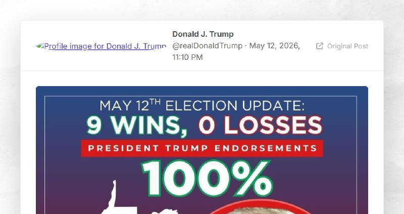 Donald J. Trump: ""