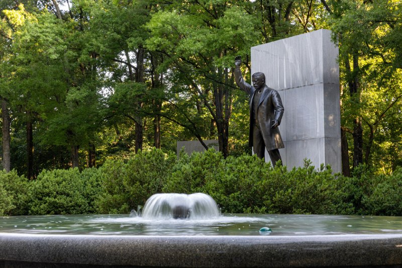 From Greg Wischer at the United States Department of the Interior: “The Theodore Roosevelt Island National Memorial, with two fountains and a 17-foot statue of Theodore Roosevelt, was just repaired, cleaned, and beautified, after experiencing chronic periods of disrepair.  The fountains were fixed; the statue was cleaned and waxed; and the granite elements were pressure washed. The memorial was dedicated on October 27, 1967–Theodore Roosevelt's 109th birthday. It is the only presidential memorial in Washington, D.C., where the landscape itself serves as the primary tribute to the president—a mature native woodland designed to reflect Roosevelt's conservation legacy.”2026-07-05 16:11 UTCLinkFrom Greg Wischer at the United States Department of the Interior: “The Theodore Roosevelt Island National Memorial, with two fountains and a 17-foot statue of Theodore Roosevelt, was just repaired, cleaned, and beautified, after experiencing chronic periods of disrepair.  The fountains were fixed; the statue was cleaned and waxed; and the granite elements were pressure washed. The memorial was dedicated on October 27, 1967–Theodore Roosevelt's 109th birthday. It is the only presidential memorial in Washington, D.C., where the landscape itself serves as the primary tribute to the president—a mature native woodland designed to reflect Roosevelt's conservation legacy.”2026-07-05 16:11 UTCLink