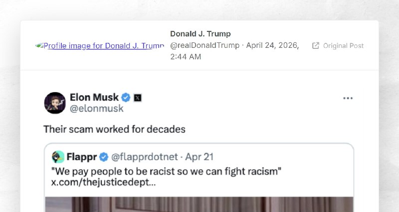 Donald J. Trump: ""