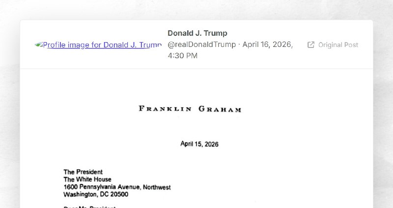 Donald J. Trump: ""