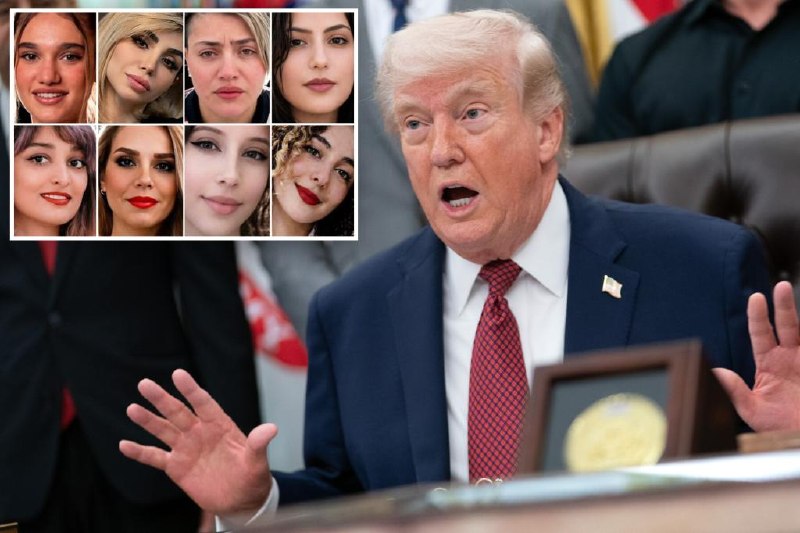 Trump says Iran won't execute 8 women after he demanded their release