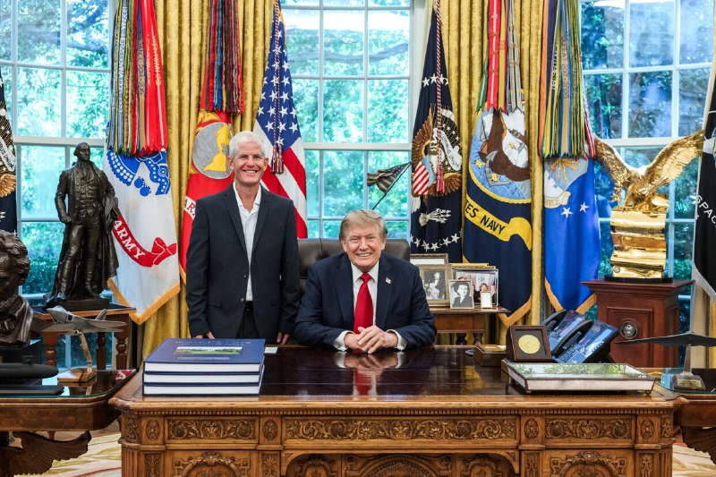Today we brought another American home! Kevin Rideout, a brave Christian missionary, was held hostage by ISIS Jihadists for ten months! We never leave Americans behind, unlike Sleepy Joe and Obama, because we are America First. Today I invited Kevin, his lovely wife, father and beautiful children, to the White House to see the Oval Office, and meet our dedicated hostage recovery team. Welcome back home Kevin — It was an Honor to help you! President DONALD J. TRUMP2026-08-22 02:15 UTCLinkToday we brought another American home! Kevin Rideout, a brave Christian missionary, was held hostage by ISIS Jihadists for ten months! We never leave Americans behind, unlike Sleepy Joe and Obama, because we are America First. Today I invited Kevin, his lovely wife, father and beautiful children, to the White House to see the Oval Office, and meet our dedicated hostage recovery team. Welcome back home Kevin — It was an Honor to help you! President DONALD J. TRUMP2026-08-22 02:15 UTCLink