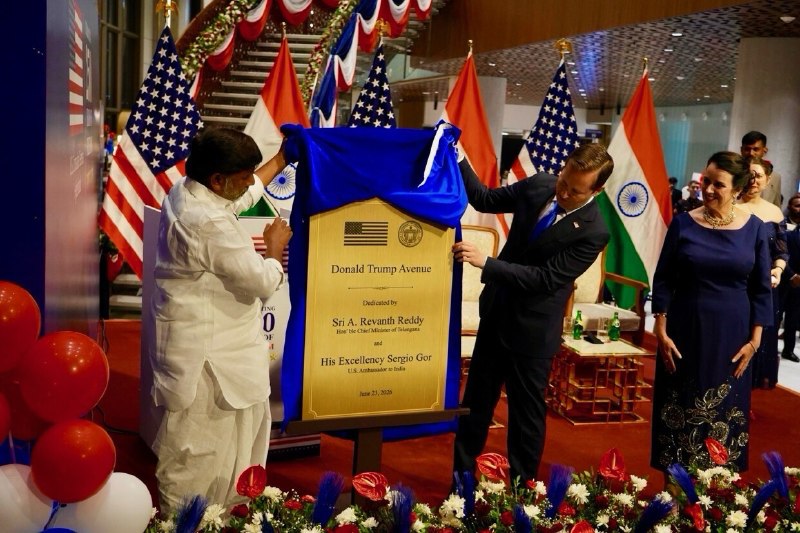 The new Donald Trump Avenue in Hyderabad, India — The first U.S. President to ever be honored in this way. Thank you! President DONALD J. TRUMP2026-06-26 20:13 UTCLink