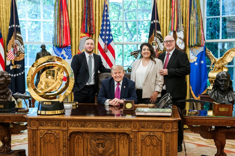 Justin Gaethje came to the Oval Office to celebrate, with his parents, his Great Victory two weeks ago. It was one of the Highest Rated Fights in the History of Television, and what a Fight it was! Great Honor to see The Champ – He beat another truly Great Fighter who had never lost before. President DONALD J. TRUMP2026-07-03 20:02 UTCLinkJustin Gaethje came to the Oval Office to celebrate, with his parents, his Great Victory two weeks ago. It was one of the Highest Rated Fights in the History of Television, and what a Fight it was! Great Honor to see The Champ – He beat another truly Great Fighter who had never lost before. President DONALD J. TRUMP2026-07-03 20:02 UTCLink