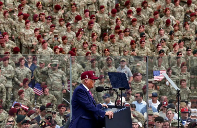 **New Truth from @realdonaldtrump:**From June 1775 to June 2025, those foolish enough to challenge America’s Army have been met with unyielding strength, unbreakable spirit, and unstoppable, overwhelming force. Time and again, our enemies have learned that if you dare to threaten the American People, the American Soldier will chase you down, crush you, and cast you into oblivion. The last sound you ever hear will be the chilling howl of Blackhawks in the dead of night, the thunderous boom of artillery fire, or the ferocious roar of a U.S. Army Infantry Brigade charging over the horizon.