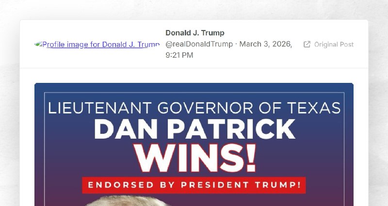 Donald J. Trump: ""