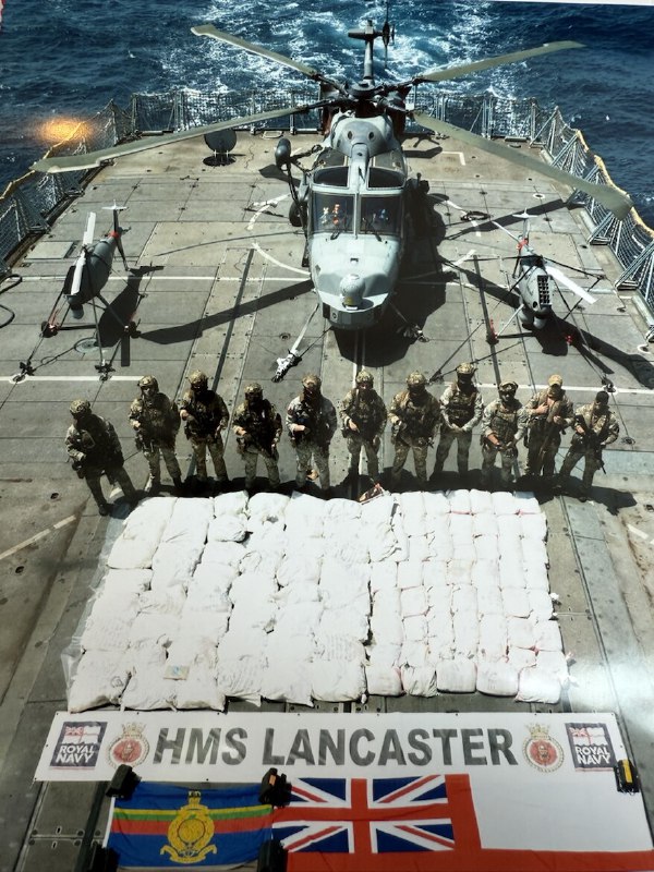 New Truth from @realdonaldtrump:Drugs coming to America from Iran. Great job by the Royal Navy-UK🇬🇧THANK YOU!View Truth