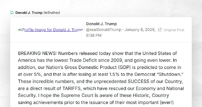 Donald J. Trump: "RT @realDonaldTrumpBREAKING NEWS: Numbers released today show that the Unite...