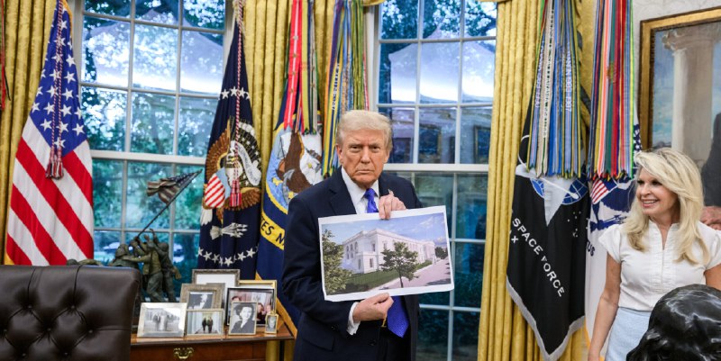 Trump Says Ballroom Roof Will Host ‘Drone Empire’ to Defend D.C.