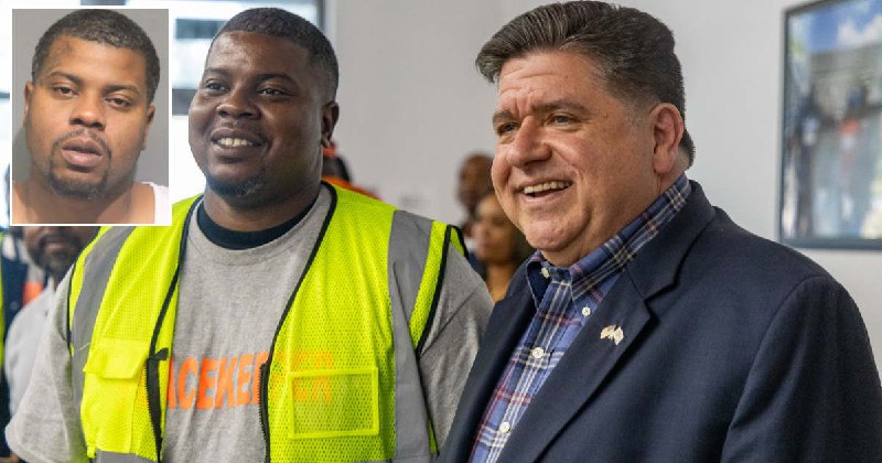 Days before fatal Mag Mile crash-and-grab, accused man posed with governor at 'peacekeeper' event — while wanted in 4 states