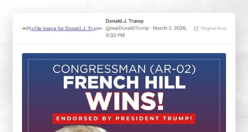 Donald J. Trump: ""