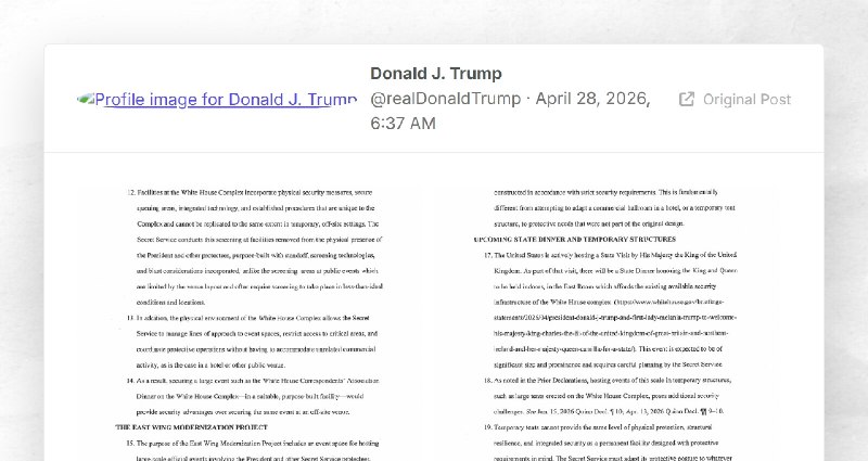 Donald J. Trump: ""