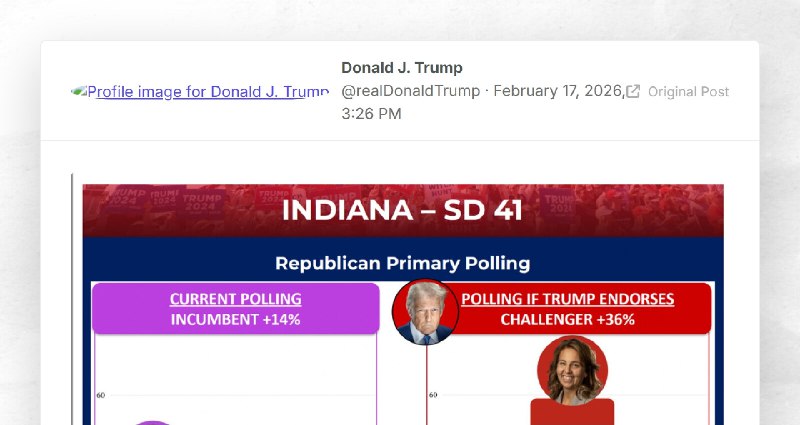 Donald J. Trump: ""