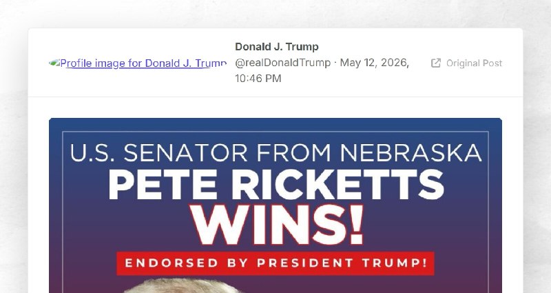 Donald J. Trump: ""