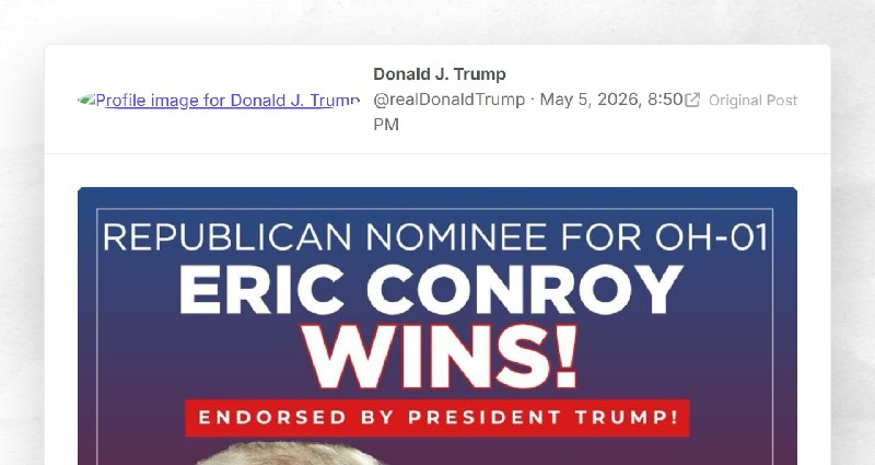 Donald J. Trump: ""