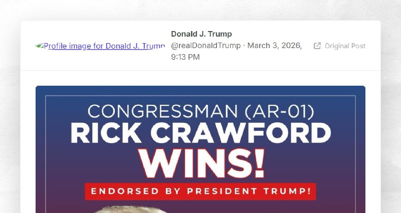 Donald J. Trump: ""