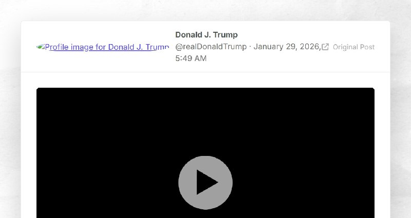 Donald J. Trump: ""