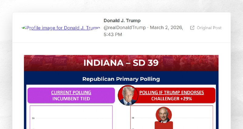 Donald J. Trump: ""