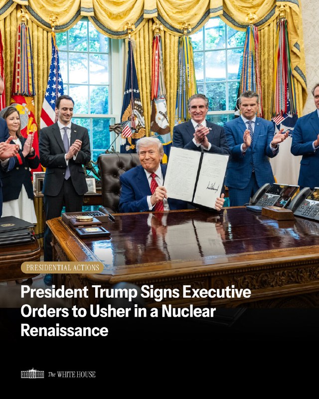 New Truth from @realdonaldtrump:REFORMING NUCLEAR REACTOR TESTING AT THE DEPARTMENT OF ENERGY: 