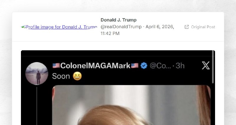 Donald J. Trump: ""