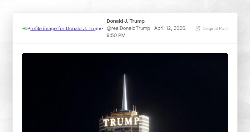 Donald J. Trump: ""