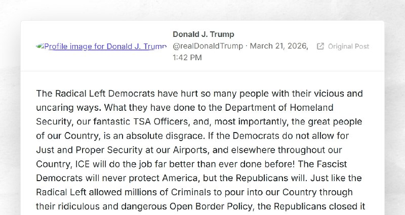 Donald J. Trump: "The Radical Left Democrats have hurt so many people with their vicious and u...
