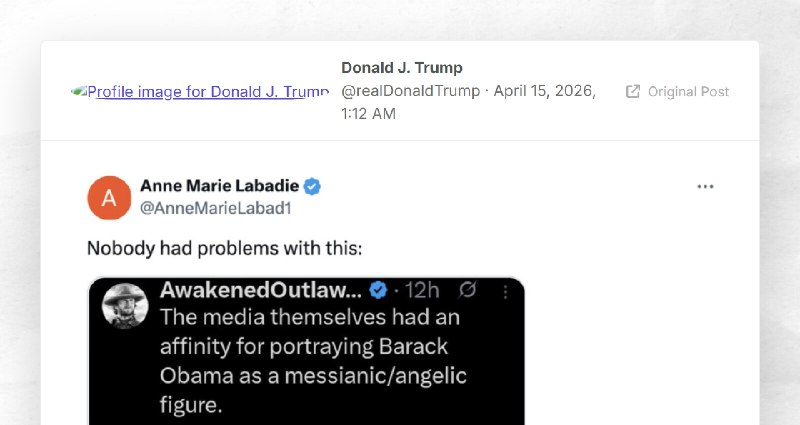 Donald J. Trump: ""