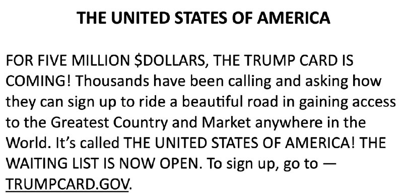 New Truth from @realdonaldtrump: