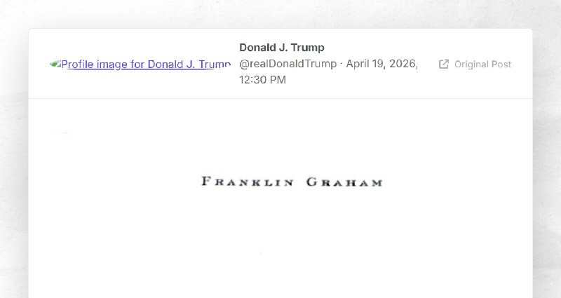 Donald J. Trump: ""