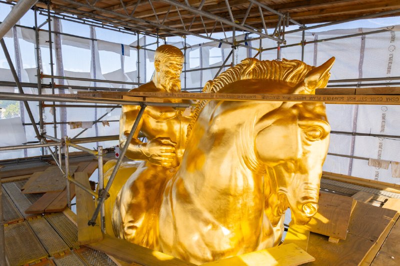 The statue “Valor,” one of the Arts of War statues, is almost completely regilded by our Great Department of the Interior.2026-06-18 07:17 UTCLinkThe statue “Valor,” one of the Arts of War statues, is almost completely regilded by our Great Department of the Interior.2026-06-18 07:17 UTCLink
