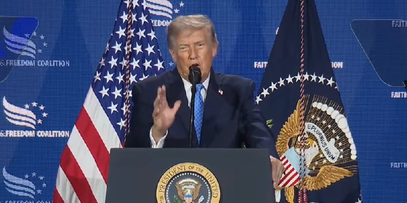 ‘Freedom is the future’: Trump warns Americans about the threat of ‘hardcore, godless communists’ on the rise