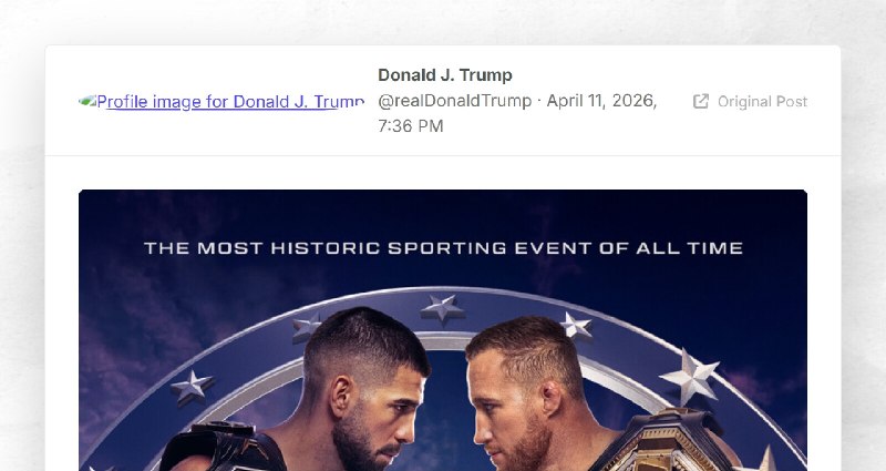 Donald J. Trump: ""