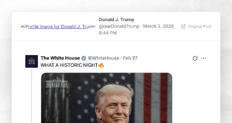 Donald J. Trump: ""