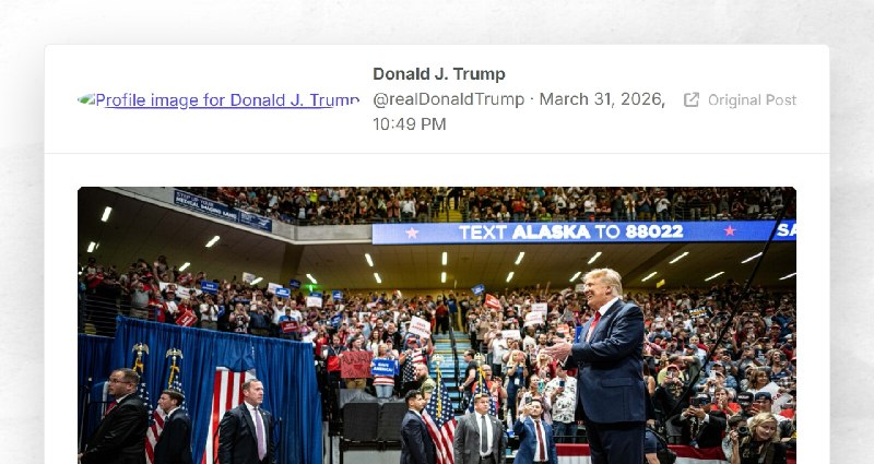 Donald J. Trump: ""