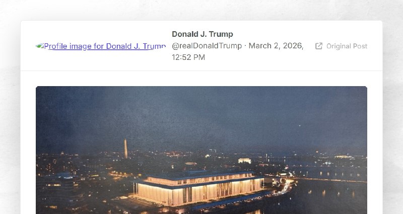 Donald J. Trump: ""