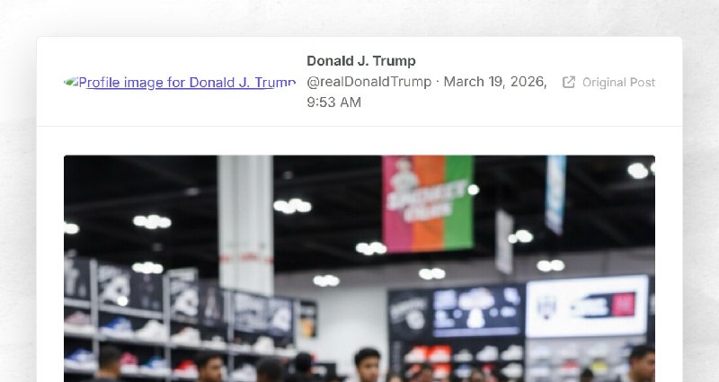 Donald J. Trump: ""