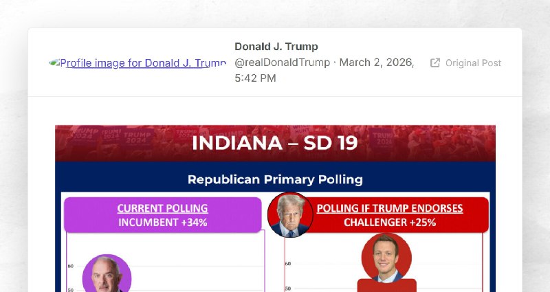 Donald J. Trump: ""