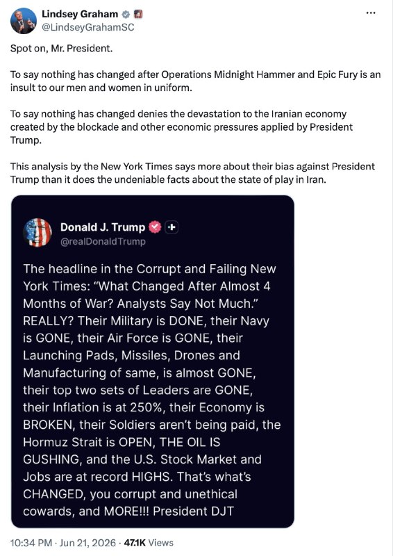 The Failing New York Times is CORRUPT!2026-06-22 00:36 UTCLink