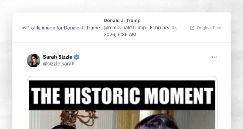 Donald J. Trump: ""
