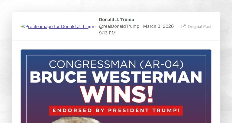 Donald J. Trump: ""