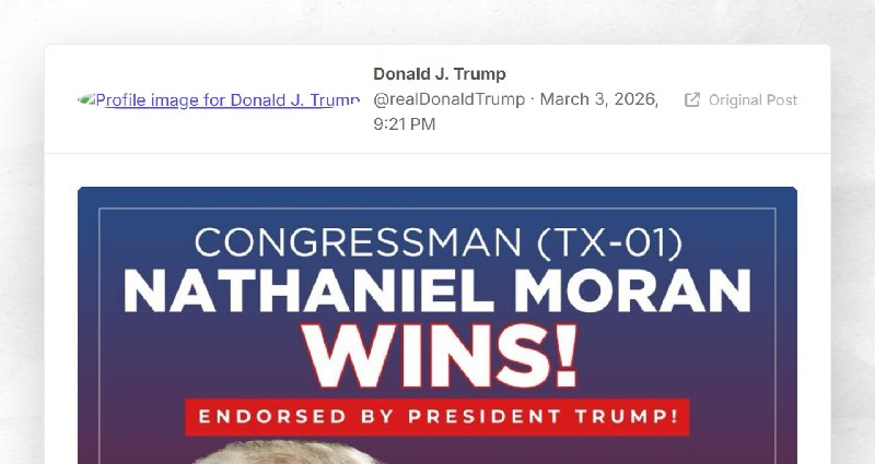 Donald J. Trump: ""