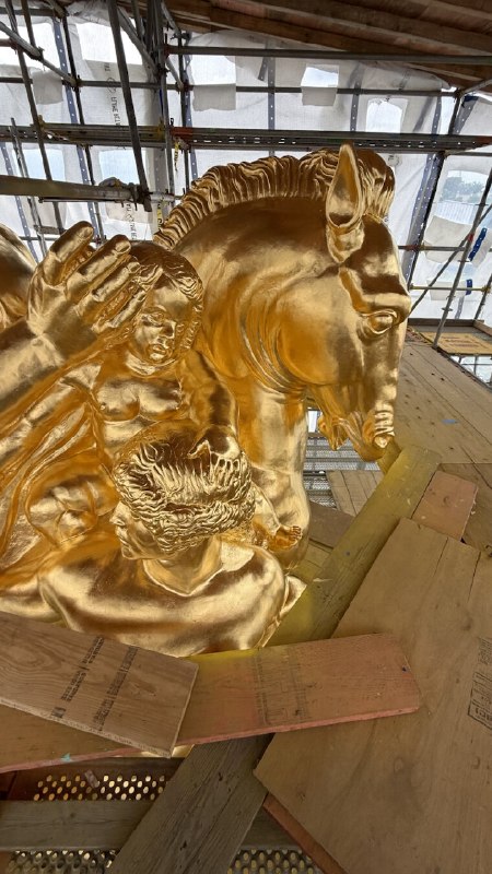From Greg Wischer at the United States Department of the Interior: “The regilding of the sculpture “Sacrifice” is completed. That means both Arts of War sculptures, “Valor” and “Sacrifice,” were regilded over one week ahead of schedule.”2026-07-06 15:12 UTCLinkFrom Greg Wischer at the United States Department of the Interior: “The regilding of the sculpture “Sacrifice” is completed. That means both Arts of War sculptures, “Valor” and “Sacrifice,” were regilded over one week ahead of schedule.”2026-07-06 15:12 UTCLink