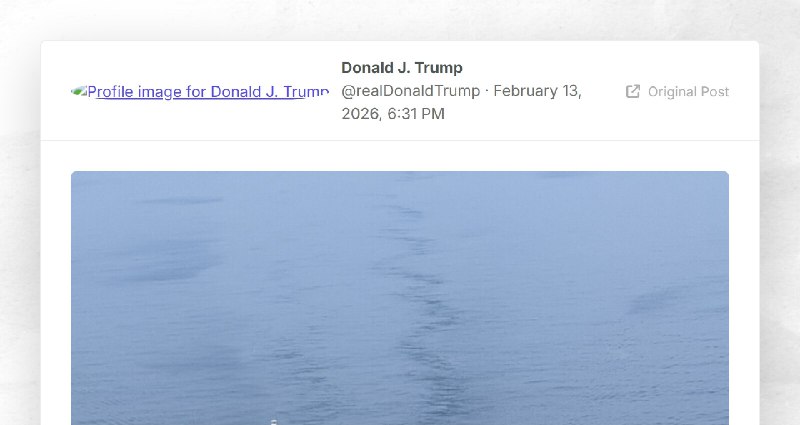 Donald J. Trump: ""