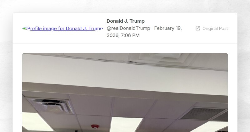 Donald J. Trump: ""