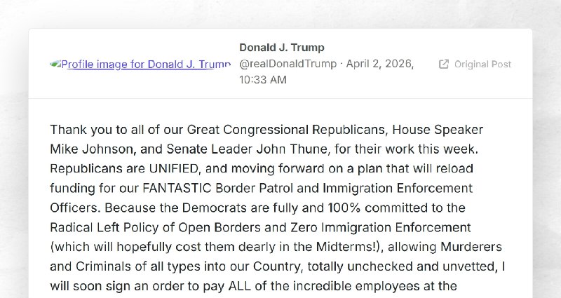 Donald J. Trump: "Thank you to all of our Great Congressional Republicans, House Speaker Mike ...