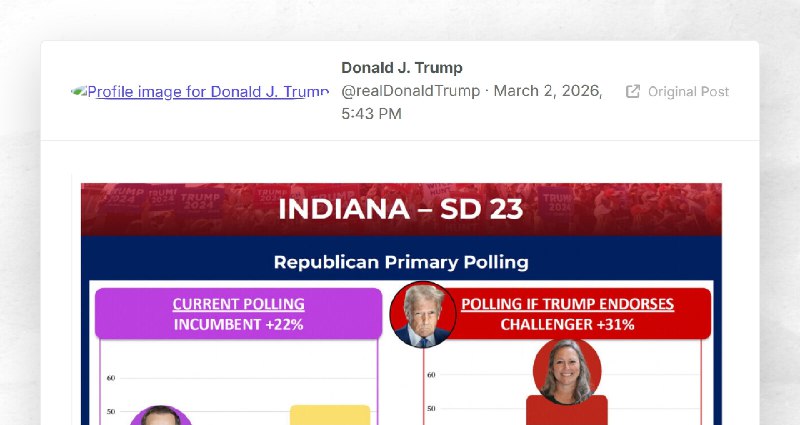 Donald J. Trump: ""