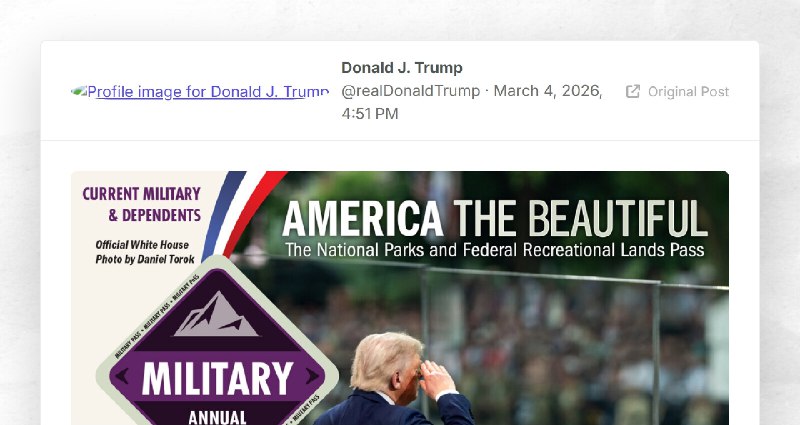 Donald J. Trump: ""