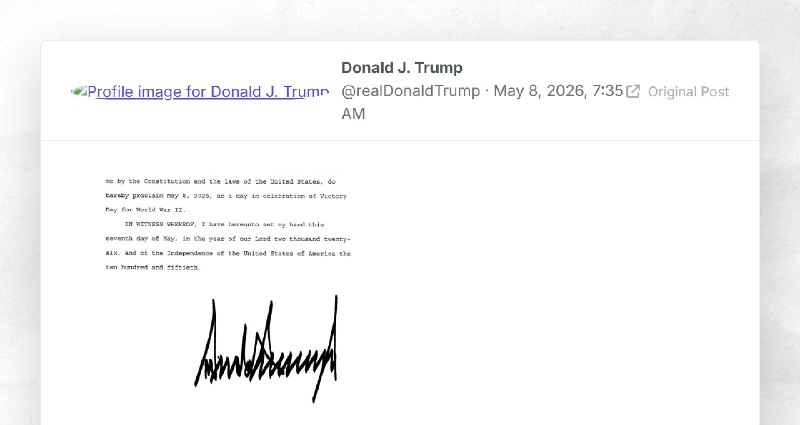Donald J. Trump: ""